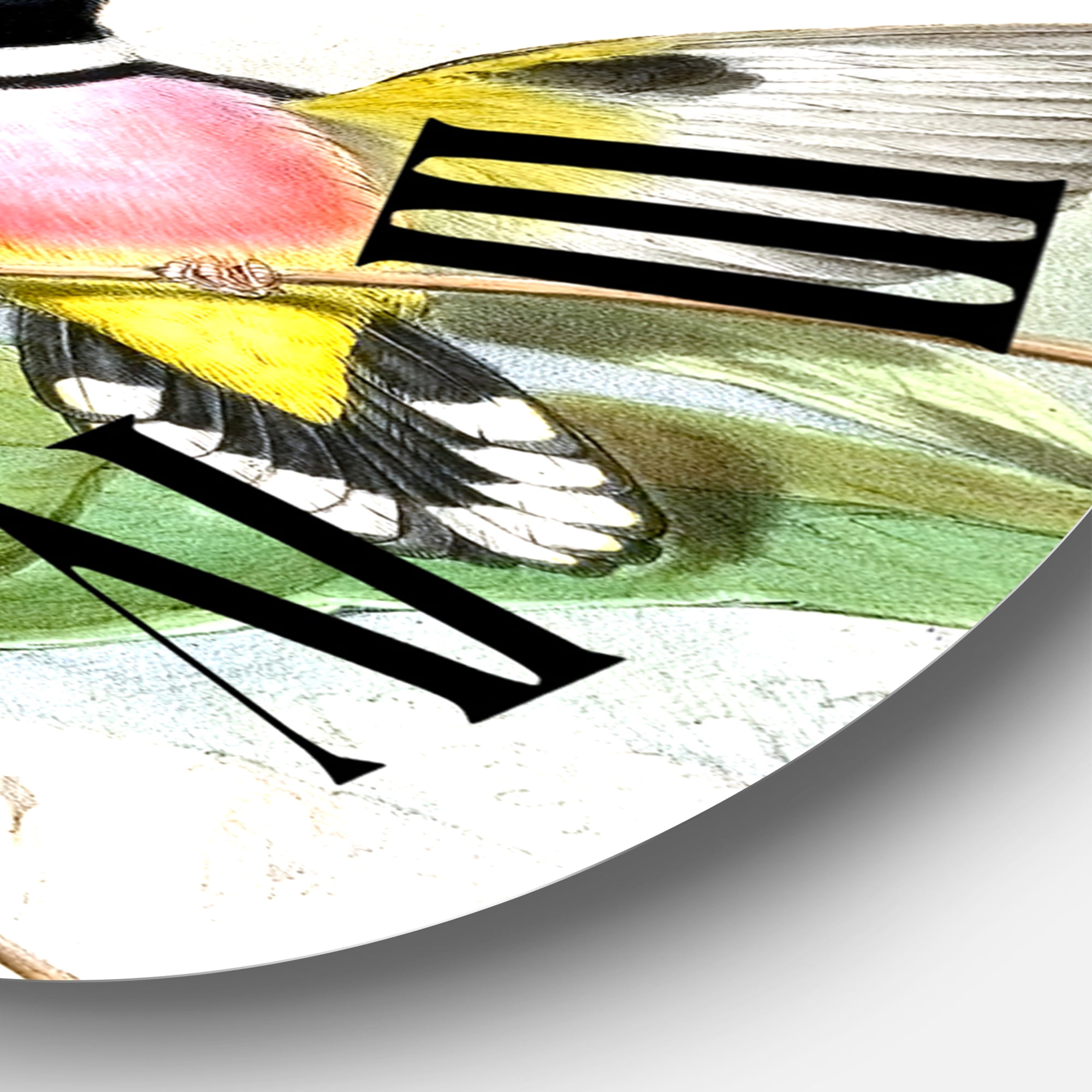 Designart 1 in Quartz Traditional Wall Clock