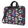 thumbnail image 1 of Funda para portátil de 14 pulgadas, funda para computadora de Pesadilla antes de Navidad, funda para portátil, bolsa tipo mensajero para PC, funda para tableta, funda de neopreno con asa., 1 of 8