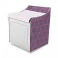 thumbnail image 2 of Oriental Washer Cover, Ethnic Style Mosaic Pattern Bohemian Traditional Geometric Folk Ornaments, Suitable for Dryer and Washing Machine, 29" x 28" x 40", Pale Eggplant Pink, by Ambesonne, 2 of 3