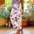 thumbnail image 2 of kaondbfi Summer Linen Pants for Women Wide Leg Pants Loose Pants Pants with and Pockets Casual Pants for Women, 2 of 9