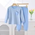 thumbnail image 2 of CHEEREAM Boys Fleece Colorblock Sweatshirt and Pants Outfit Set Fall Winter Clothes Toddler to Little Kid Sizes 6Months-10Years, 2 of 9
