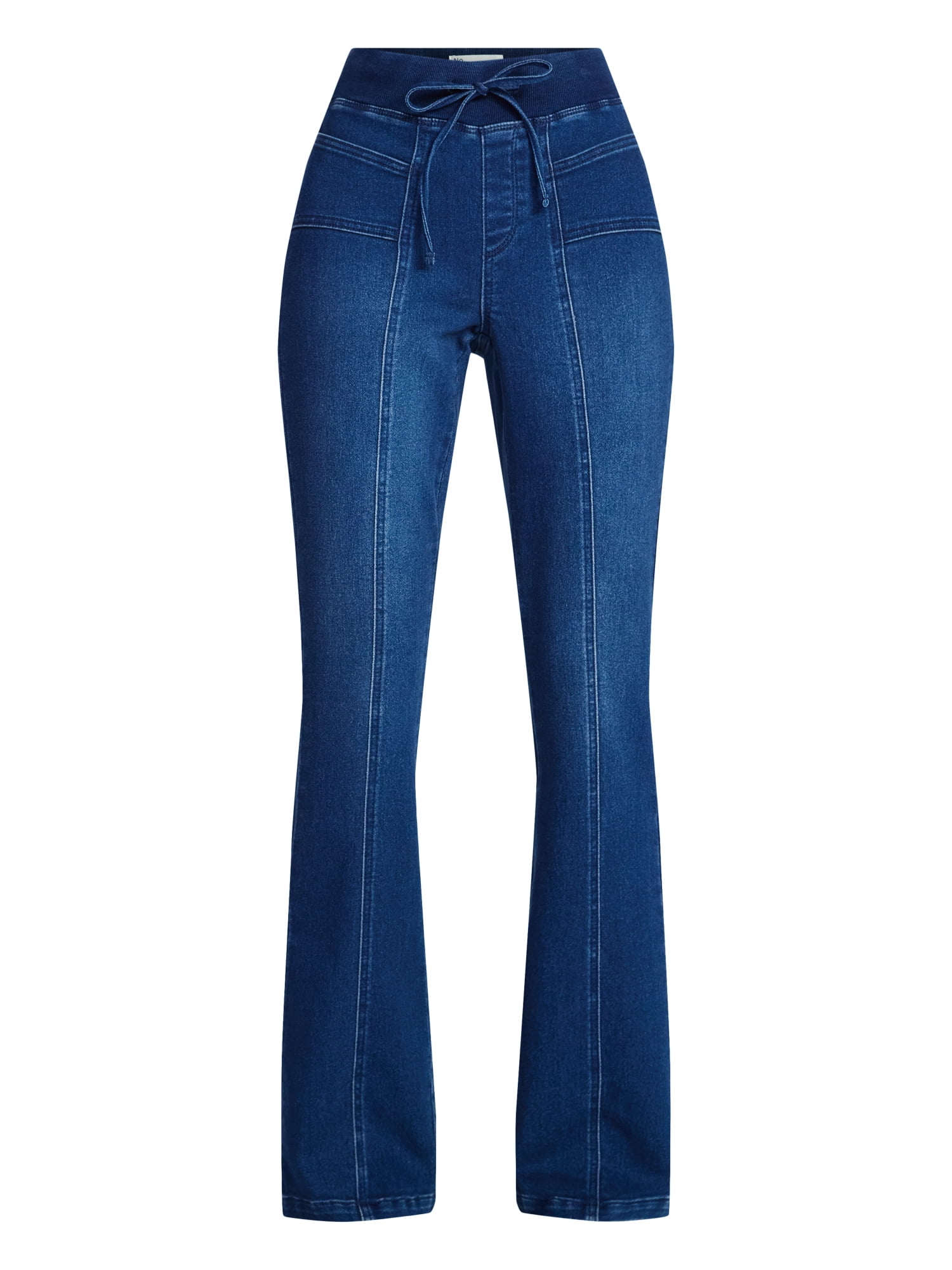 No Boundaries Seam Front Boot Pants, Women's