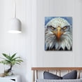 thumbnail image 4 of JRXY Sense&amp;Sensitivity Arts Kitchen Decor Wall Art | Canvas Wall Decor for Home, Farm House Decorations, Pictures Hanging Office | Motivational Art with Eagle Statue 16x20 in, 4 of 5