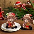 thumbnail image 2 of Figuras Karenhi de resina para Navidad, 2 unidades, con forma de vaca de las tierras altas, 10 cm, 2 of 6