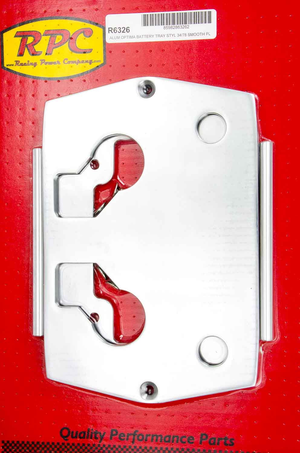 ALUMINUM OPTIMA BATTERY TRAY 34/78 SMOOTH