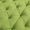 thumbnail image 5 of Pemberly Row Modern Bolster Arm Entryway Bench Bright Chartreuse, 5 of 11