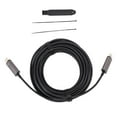 thumbnail image 2 of Fiber Optic HD Cord, Ultra High Speed Fiber Optic HD Cable 4K 240Hz Male To Male Unidirectional Wide Compatibility 32.8ft with Wall Penetration Protector for PC, 2 of 7