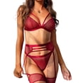thumbnail image 4 of Keeccty Women Sexy Mesh See-Through Underwear Bra Set, 4 of 4