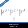 Mainstays™ 3084 in. Carter Fast Fit™ Easy Install Adjustable Curtain