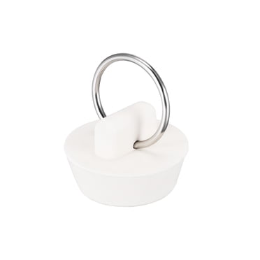 Uxcell Rubber Sink Plug, Clear Drain Stopper Fit 1-21/32" To 1-3/4" Drain With Hanging Ring For Bathtub Kitchen And Bathroom