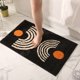 thumbnail image 5 of Alfombrilla de baño absorbente Moyic Gris profundo 45x70cm, 5 of 6