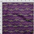 thumbnail image 3 of oneOone Polyester Lycra Fabric Leaves & Floral Artistic Print Fabric BTY 56 Inch Wide, 3 of 4