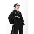 thumbnail image 1 of -Sudadera con capucha de manga larga para mujer, jersey de cuello redondo de gran tamaño, estilo coreano, Cyber Y2k, otoño e invierno, 2024, 1 of 5