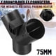 thumbnail image 2 of 75mm Y Shape Parking Heater Vent Exhaust Connector W/ Regulating Valve Flap For Webasto Heater, 2 of 5