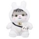 thumbnail image 1 of Cute Soft Cartoon Cat Plush Toy for Kids Decoration Birthday Gift for Girlfriend White 20.6 x 17.5 x 29 cm, 1 of 2