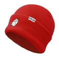 thumbnail image 2 of Dalix Embroidered Christmas Ghost Beanie in Red, 2 of 5