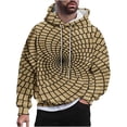 thumbnail image 1 of Rbaofujie Sweat à Capuche pour Hommes Mode Décontractée Col Rond Imprimé Pull Manches Longues, 1 of 6