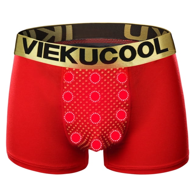 Ketyyh-chn99 sous-Vêtements pour Hommes Caleçons Courts Boxeurs Mode Sans Couture Rouge,3TG