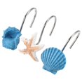 thumbnail image 2 of Juego De Ganchos Colgantes Con Forma De Concha De Estrella De Mar, Juego De Ganchos Colgantes De Acero Inoxidable Para Cortina Yuarrent HA026411-02, 2 of 7