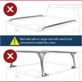 thumbnail image 5 of TPA Soft Tri-Fold Truck Bed Tonneau Cover Fits for 1989-2004 Toyota Compact Pickup, 1995-2004 Tacoma 6 FT (73") Fleetside (Not for Stepside) Bed, 5 of 7