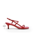thumbnail image 2 of DREAM PAIRS Women's Low Kitten Heels Square Open Toe Ankle Strap Party Wedding Dressy Sandals Shoes, 2 of 7