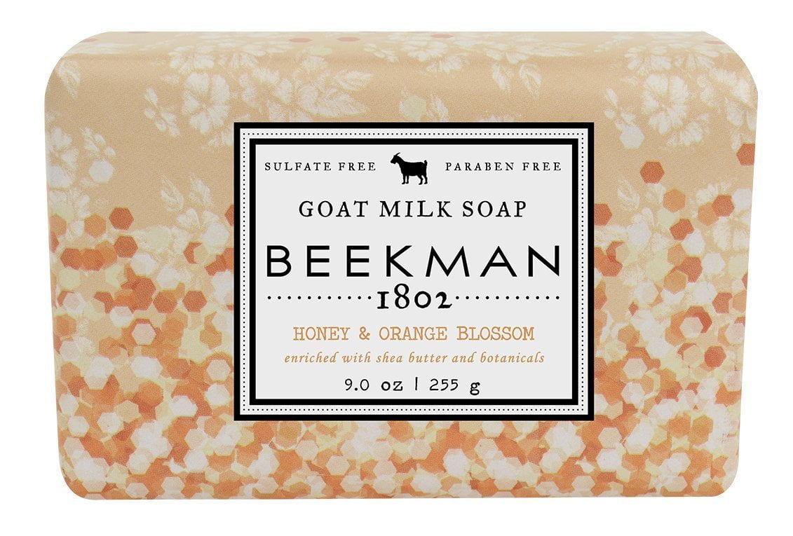 Beekman 1802 Goat Milk Soap HONEY & ORANGE BLOSSOM 9.0 oz Bar