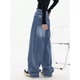 thumbnail image 6 of EMMIOL Women's Y2K Barrel Baggy Jeans Stretch High Waist Wide Leg Jeans Vintage Boyfriend Denim Pants, 6 of 7