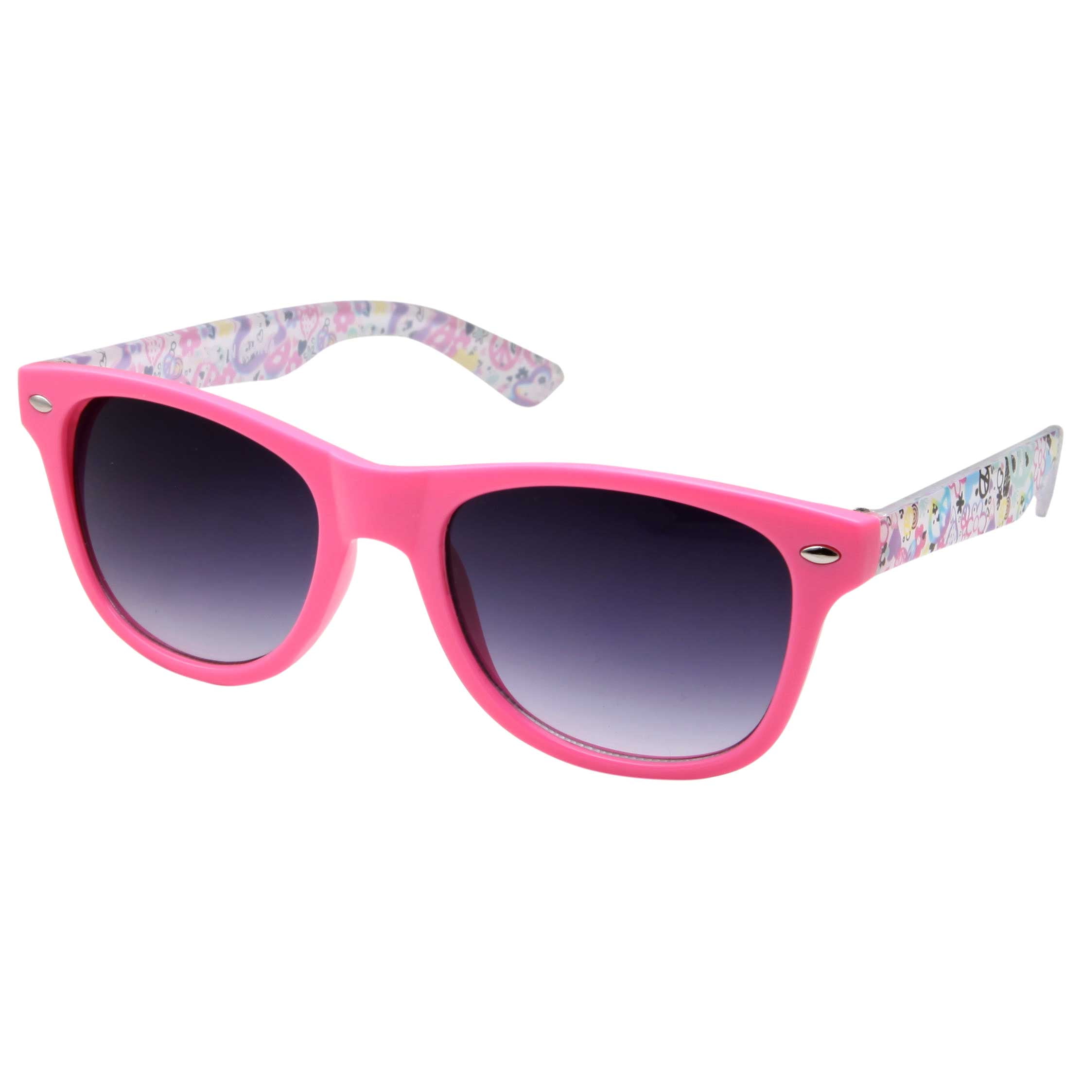 Little Girl Party Sunglasses Trendy Assorted Pattern Novelty Party
