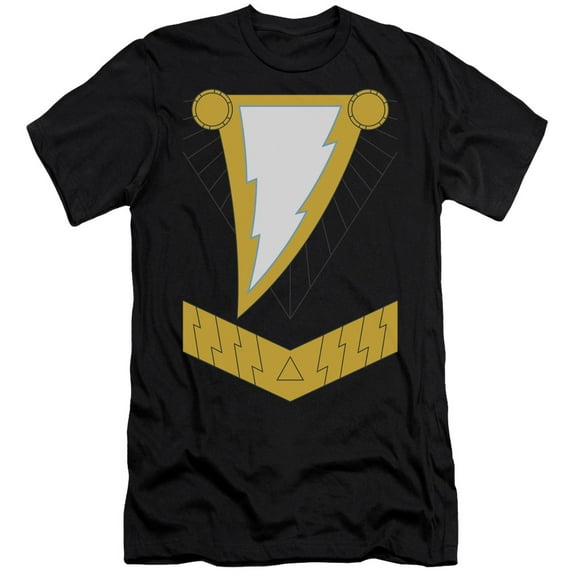 JLA Justice League Black Adam S/S Adult 30/1 T-Shirt Black