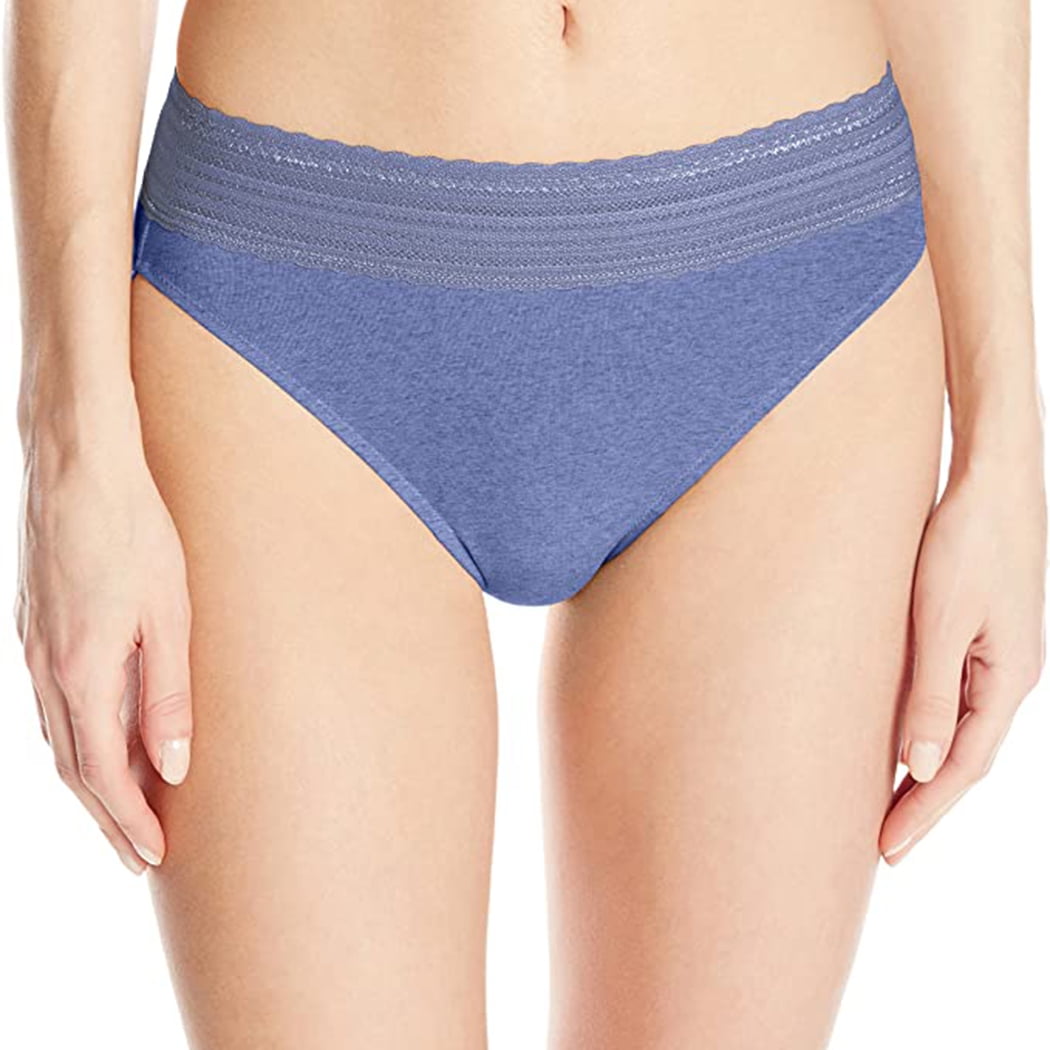 Warner's Warner's No Pinching No Problems Cotton Lace Hi Cut Panty