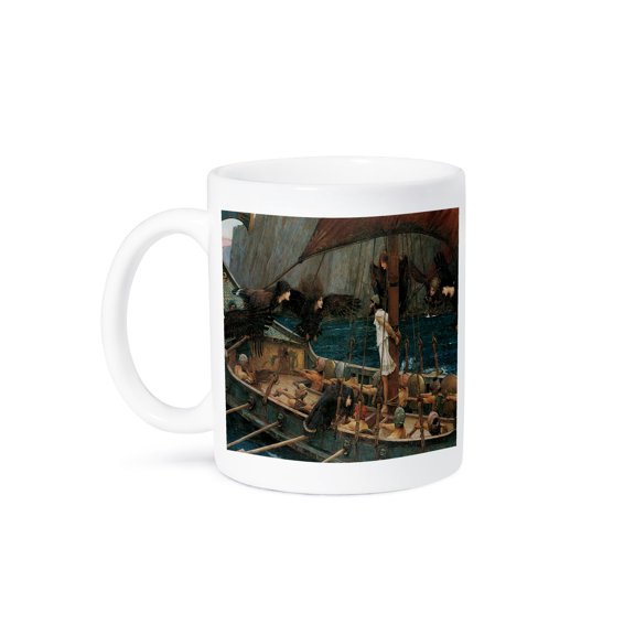 3dRose, Ulysses and the Sirens by John William Waterhouse, 15oz Mug
