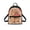 Capybara & Orange Pattern, variant on HELLHERO Meadow Butterflies Small Backpack with Front Pocket Lightweight Mini Backpack for Work, Polyester Travel Back Pack for Hiking