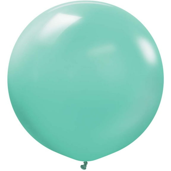 36 inch Kalisan Standard Sea Green Latex Balloons (2 Pack) - Party Supplies Decorations