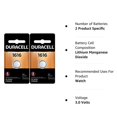 thumbnail image 2 of Duracell 1616 DL1616 CR1616 DL1616B2PK Bateria para reloj de Duracell Duracell, 2 of 2