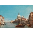 thumbnail image 3 of François Antoine Bossuet 18x14 Black Modern Framed Museum Art Print Titled - Venice, a View of the Grand Canal with Santa Maria Della Salute (1878), 3 of 5