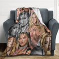 thumbnail image 4 of Sexy #4 Florence Pugh Blanket Super Soft Throw Blanket Silky Flannel Lightweight for Sofa, Bed Blanket All Season Use 30""*40""（76 * 100cm）, Style-1, 4 of 6