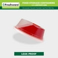 thumbnail image 4 of Freshware Plastic Containers with Lids, 8oz, 50-Pack, YH-S8X40, 4 of 8