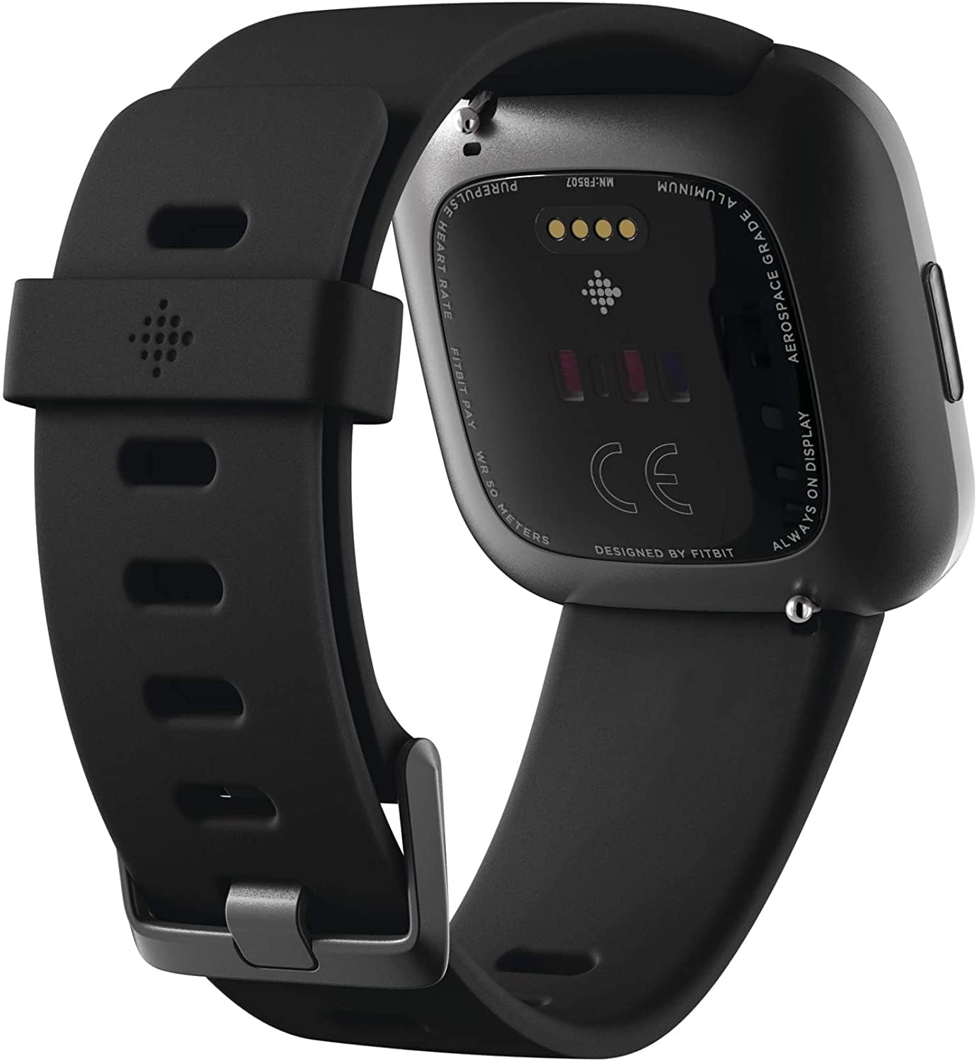 トレーニング用品 Fitbit Versa2 Black/Carbon Fitbit Versa 2 Smartwatch with Alexa and Health Tracking