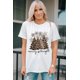 thumbnail image 4 of ABPHQTO Camiseta de cuello redondo con estampado gráfico de árbol de Navidad de leopardo blanco para mujer, 4 of 5