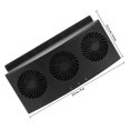 thumbnail image 2 of unbranded Ventilador Portátil De Ventilación Para Auto Negro Con Función USB Y Eliminación De Olores, 2 of 6
