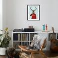 thumbnail image 4 of Art.com Deer in Ski Sweater Art Print by Fab Funky, Black Frame Wall Art, 23" x 29", 4 of 5