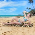 thumbnail image 6 of Leopard Pattern Beach Towel 30" x 60", Quick Dry Bath Towel Super Absorbent Lightweight Travel Towel for Beach Yoga Swim Sport Camping Holiday, 6 of 7