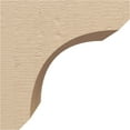 thumbnail image 3 of 6"W x 6"D x 6"H Wide Legacy Rough Cedar Woodgrain TimberThane Corbel, Primed Tan, 3 of 6