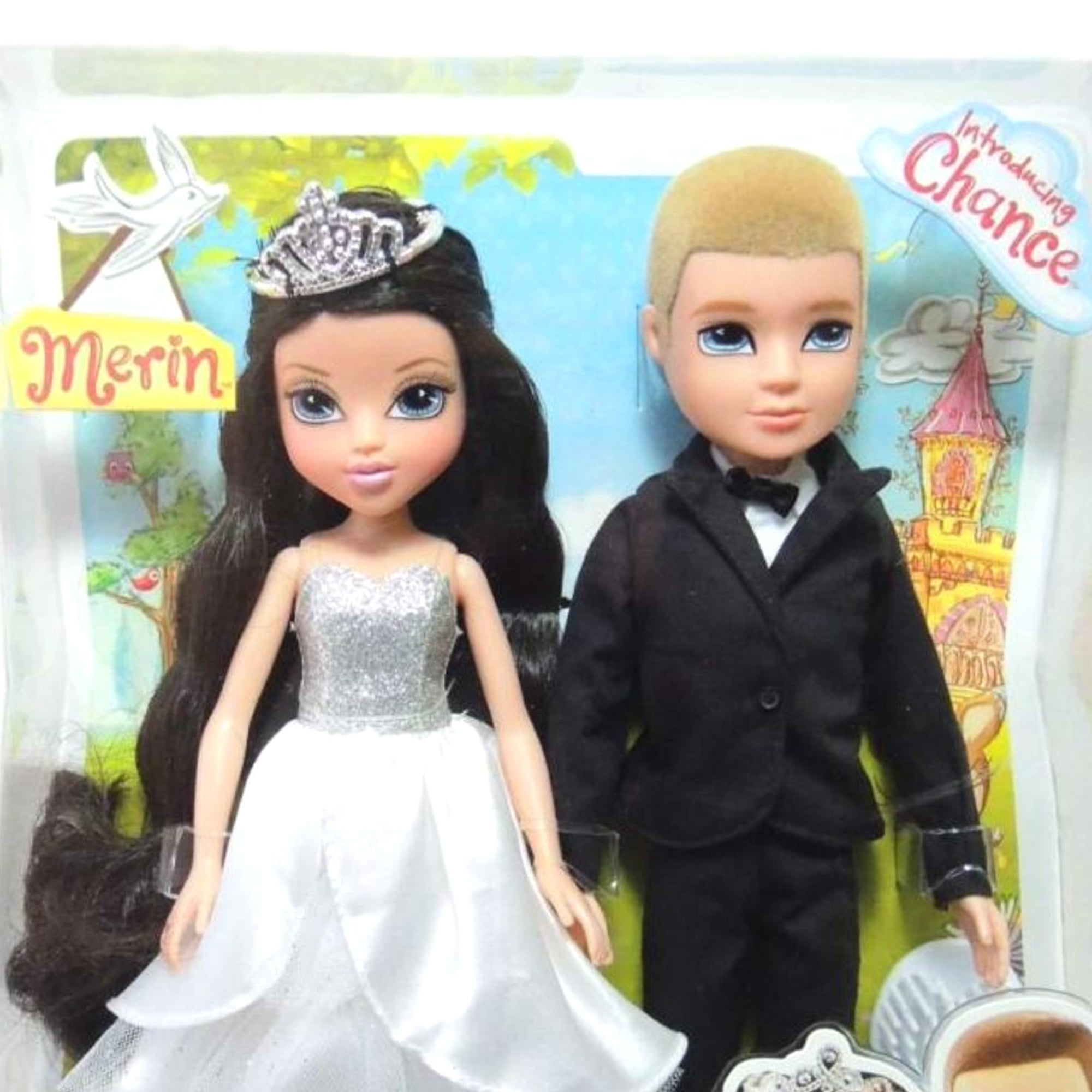 Moxie Girls Princess & Prince Set Merin and Chance Dolls Bride