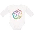 thumbnail image 3 of Inktastic Pi Day Pi Numerals in Rainbow Spiral Boys or Girls Long Sleeve Baby Bodysuit, 3 of 5