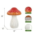 thumbnail image 6 of Mainstays Large Resin Mushroom Outdoor Garden Statue, Weather-Resistant, 6 of 8