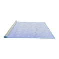 thumbnail image 2 of Ahgly Company Machine Washable Indoor Rectangle Persian Blue Traditional Area Rugs, 6' x 9', 2 of 4