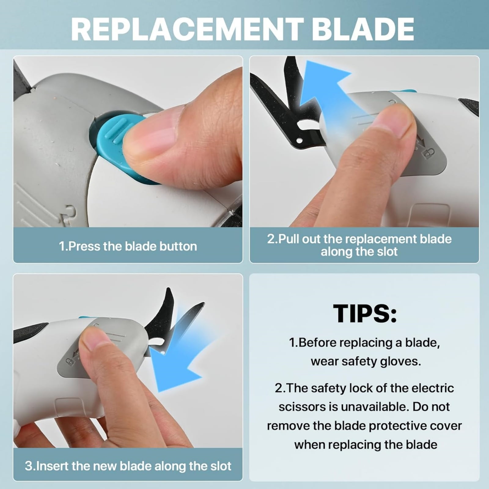 Electric Fabric Scissors,ODDPC Cordless Electric Scissors with 2 Type Blades, Rechargeable Powerful Shears Cutting Tool for Fabric Electric Box Cutter Leather Felt