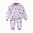 thumbnail image 5 of HFHAPW Toddler Pajamas Boys Girls Pyjamas 2pcs Long Sleeves Pjs Sets for Kids Fall Winter Sleepwears, 5 of 5