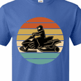 thumbnail image 4 of Inktastic Snowmobile Retro Sunset T-Shirt, 4 of 5